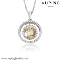 32750-xuping fashion sterling silver color pendant crystals from Swarovski